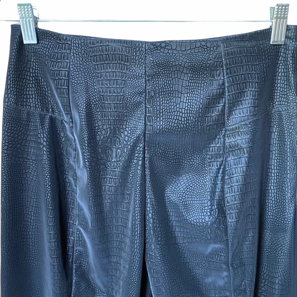 NEW Good American The Croc Exec Faux Leather Pants NWT - Picture 13 of 14